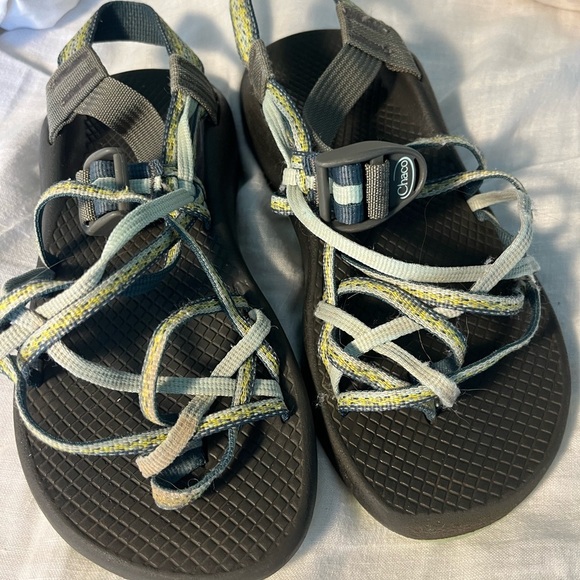 Chaco Women's Sandals - Gray and Green - Picture 13 of 15